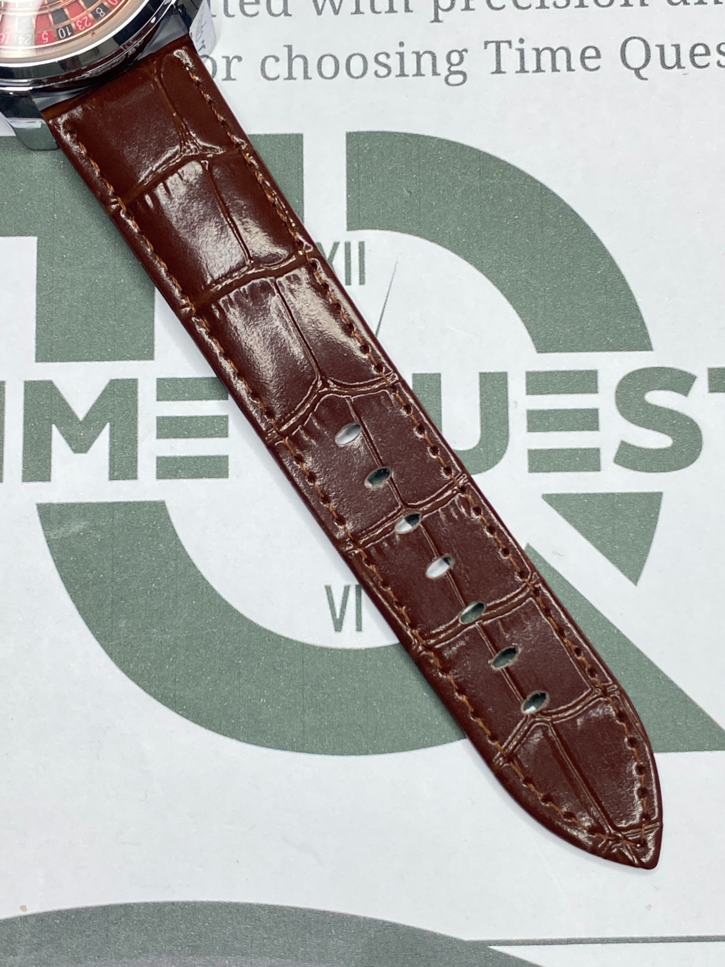 HERYI Caseno Design Roulette Tourbillon Watch For Men With Durable Straps