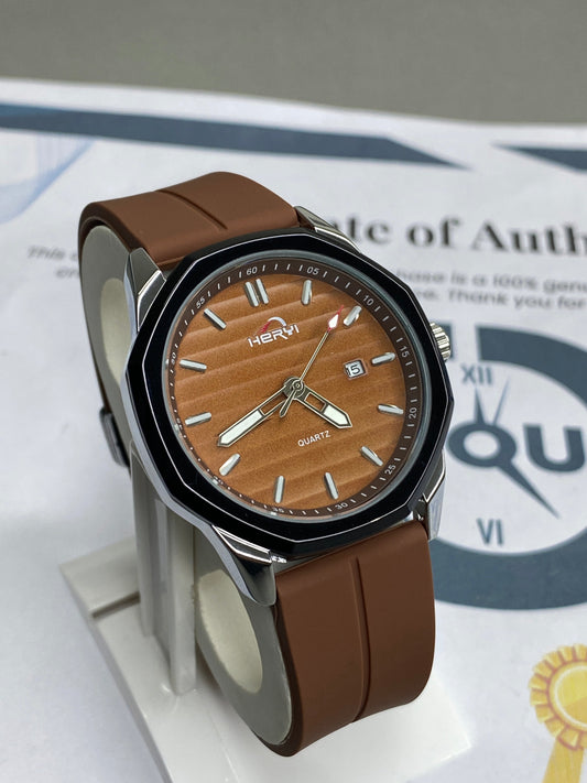 Heyri - Magnetic Master Lock & Silicone Rubber Straps Watch