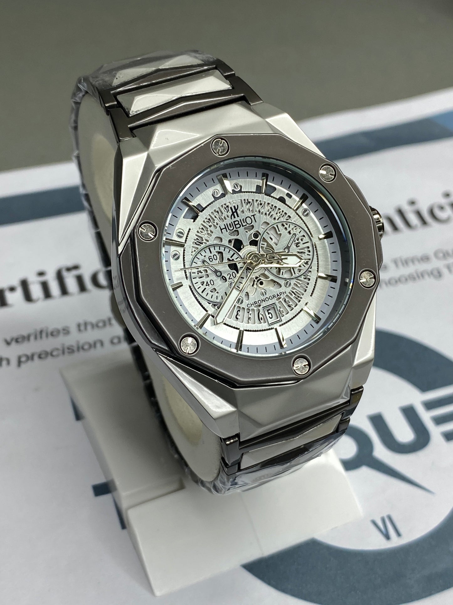 Hublot Geneve Master Lock , Chain Watch For Men