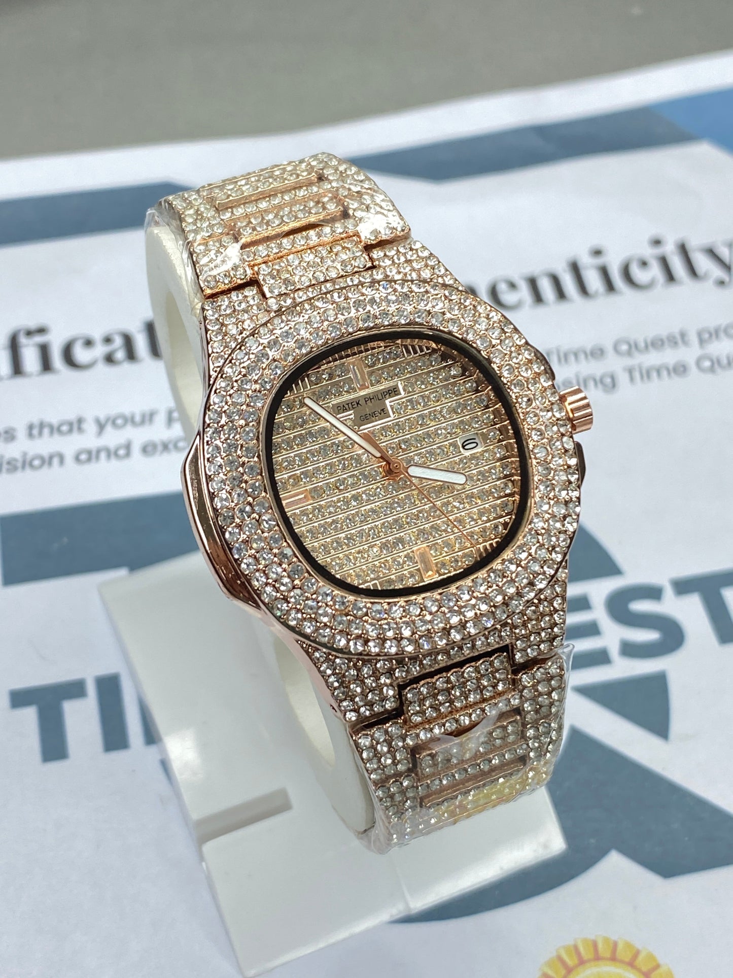 PP - Geneve Iced Out Luxury Chain Watch