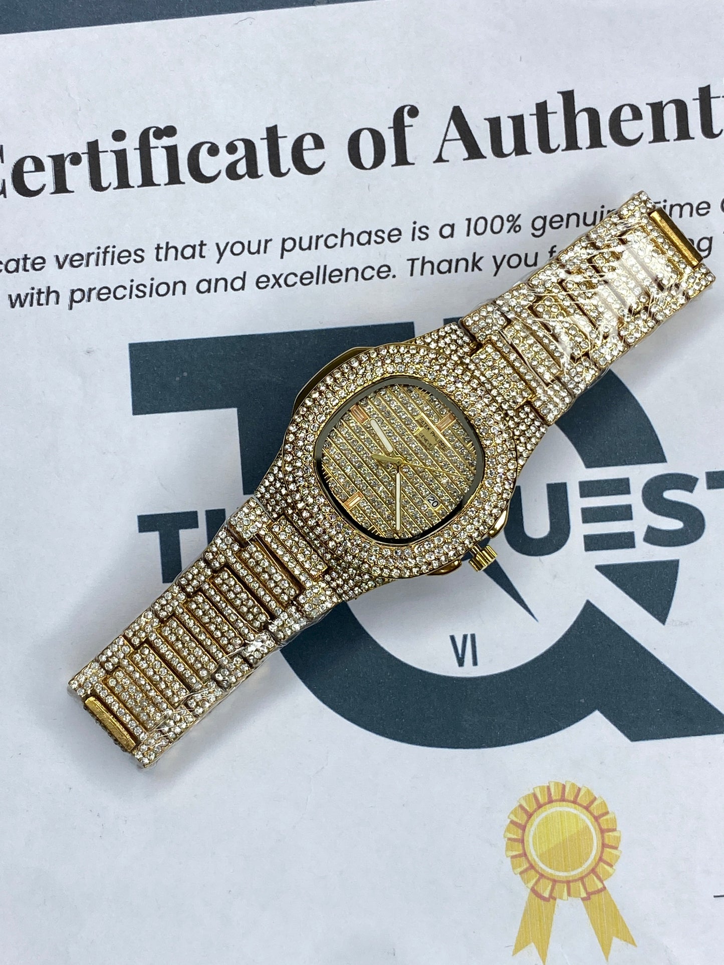 PP - Geneve Iced Out Luxury Chain Watch