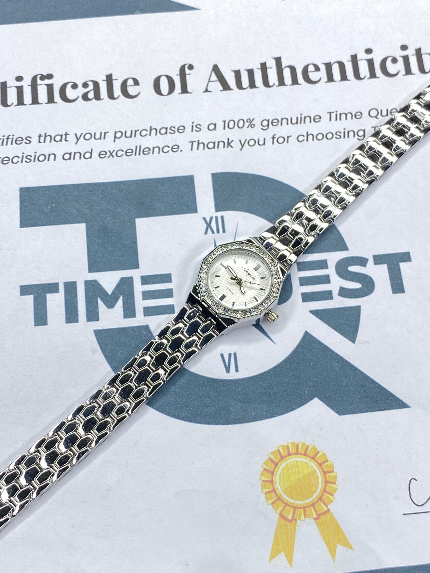 Luxury Aoqili Octagonal Shape Ladies Watch