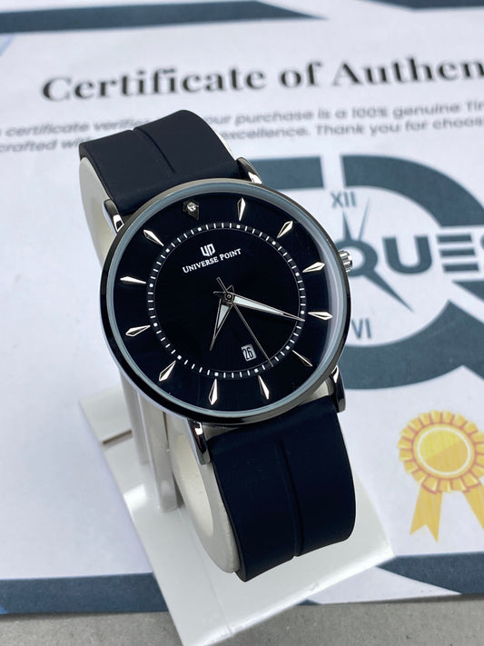 Universe Point Magnetic Lock & Silicone Straps Watch