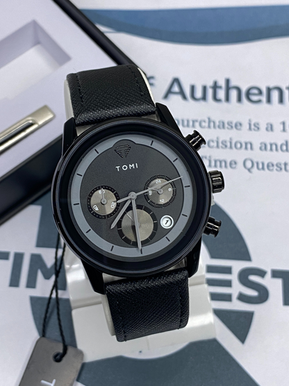 TOMI T-603 S6 Series Luxury Men’s Watch Gift Set with Cufflinks & Tie Pin Elegant Business Box