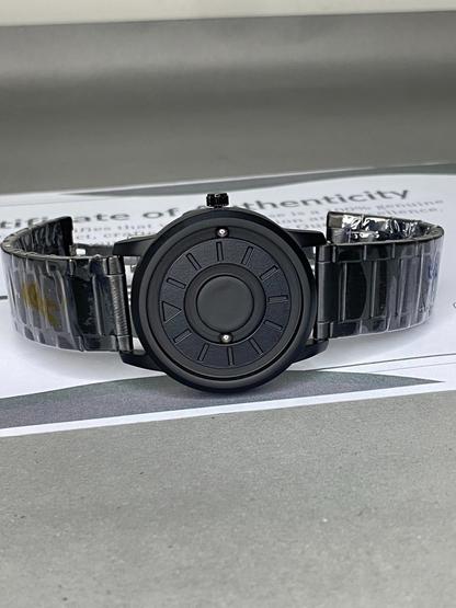 Revolutionary Bearing Full Metallic Dial & Butterfly Lock Chain Watch For Men