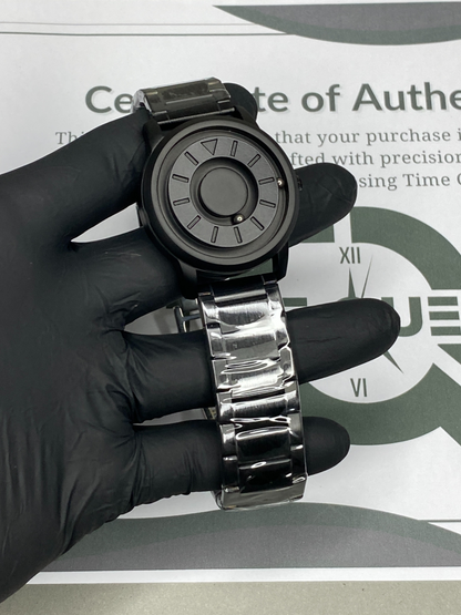 Revolutionary Bearing Full Metallic Dial & Butterfly Lock Chain Watch For Men