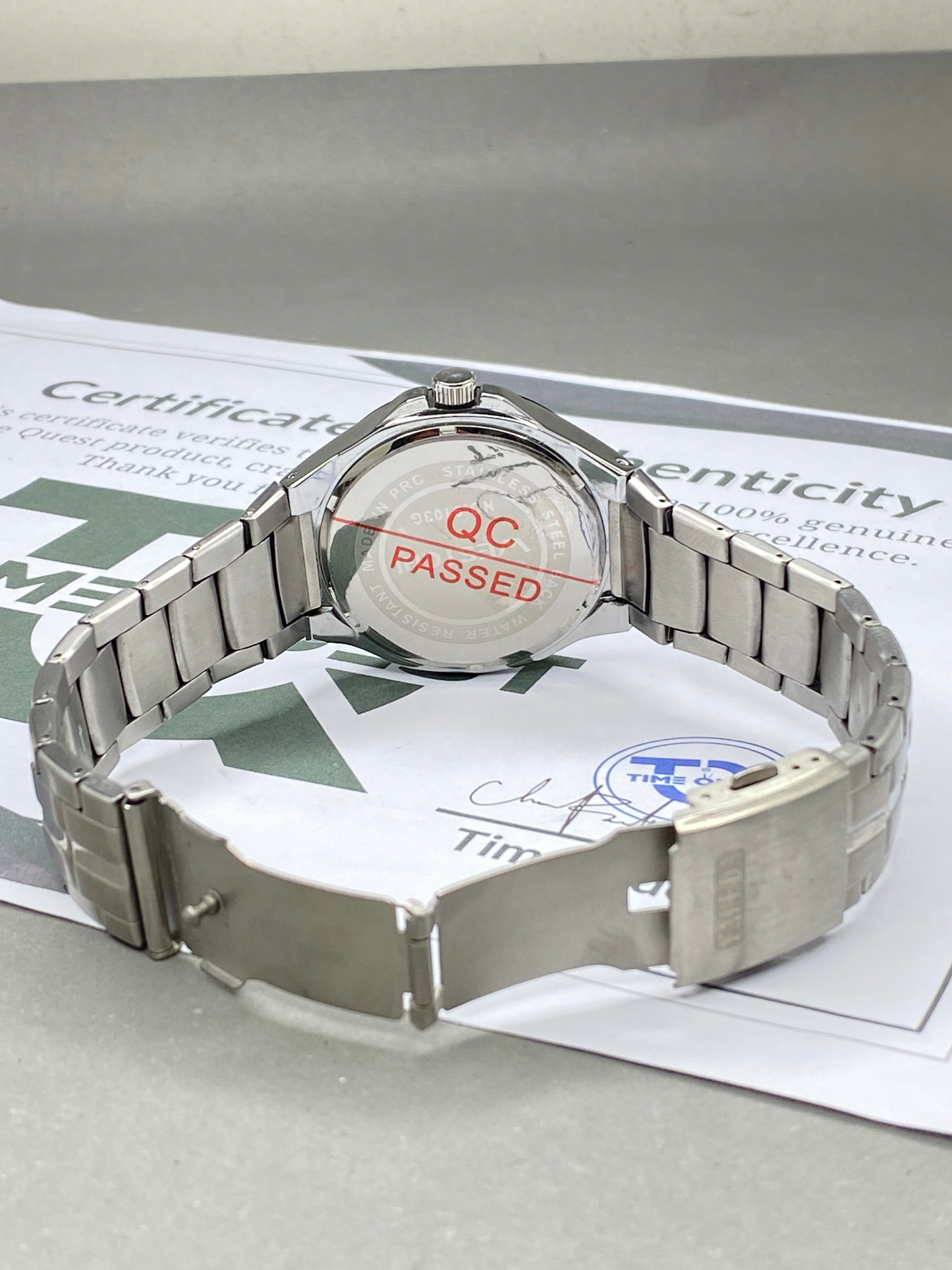 WESTCHI Chronograph Working Top Quality Analog Stainless Steel Made Chain Watch for Men