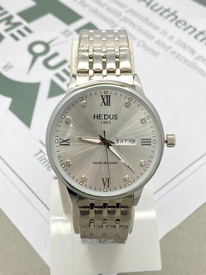 HEDUS Analog Time Quality Stainless Steel Chain Watch For Men
