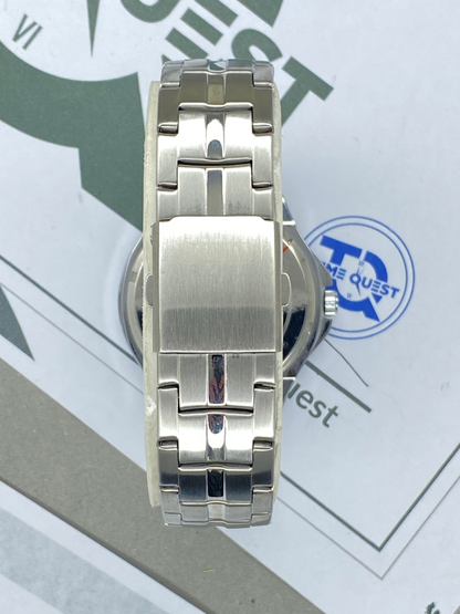 FALEDA Down Second Men's Round Dial Analog Stainless Steel Chain Watch