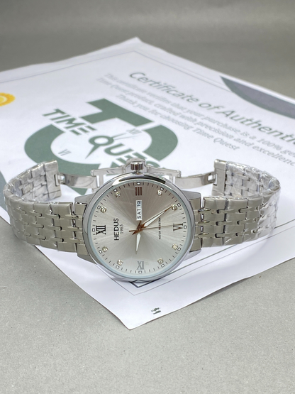 HEDUS Analog Time Quality Stainless Steel Chain Watch For Men