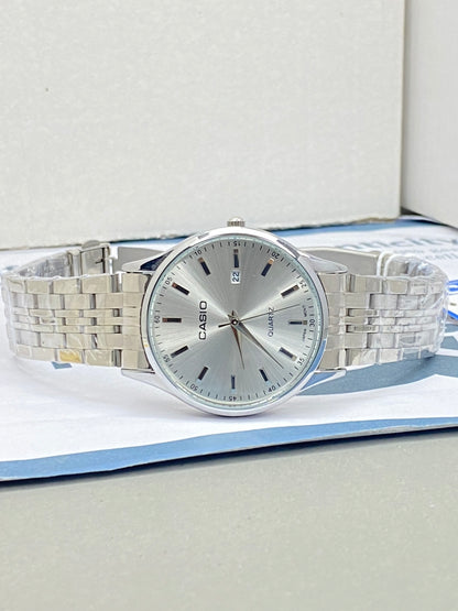 CASIO Analog Quartz Stainless Steel Made Couple Watches