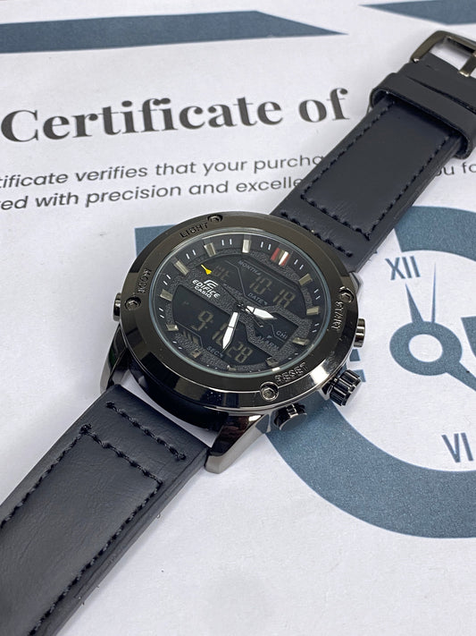Edf-3689 Dual time Watch For Men