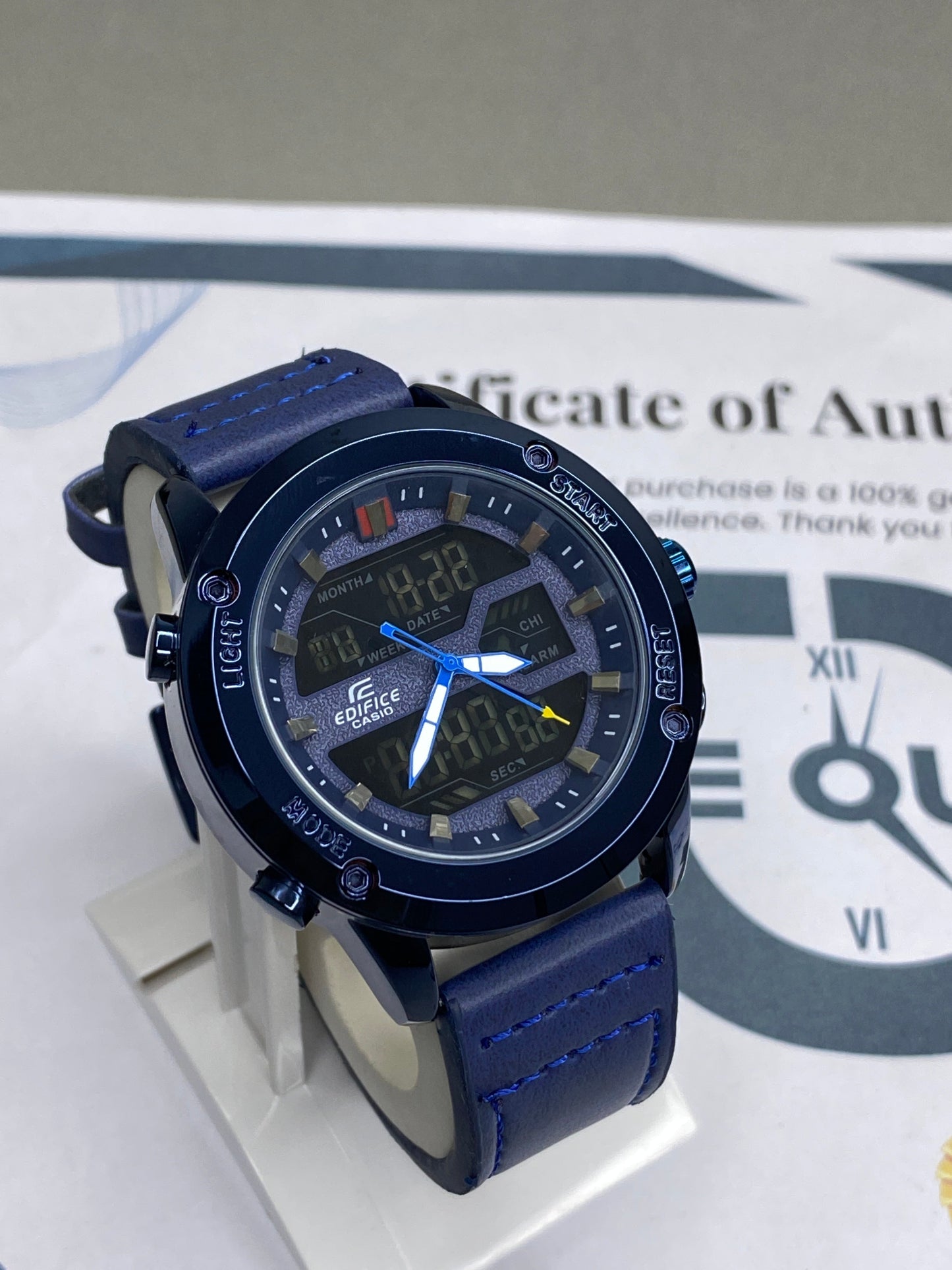 Edf-3689 Dual time Watch For Men