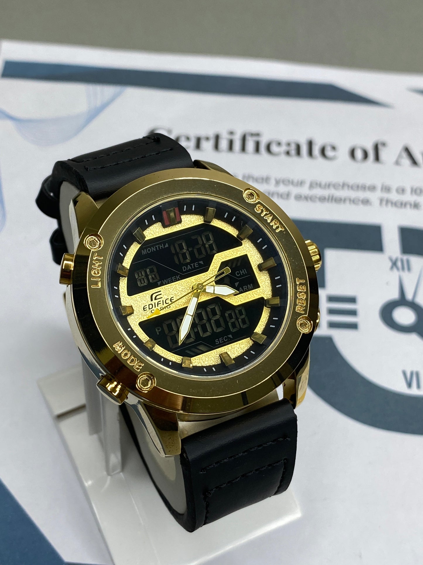 Edf-3689 Dual time Watch For Men