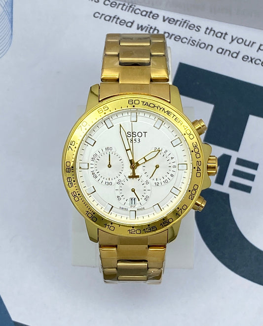 Tis-1853 Chronograph Working Chain watch For Men