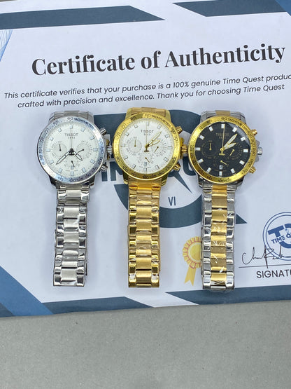 Tis-1853 Chronograph Working Chain watch For Men