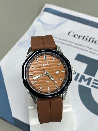Heyri - Magnetic Master Lock & Silicone Rubber Straps Watch