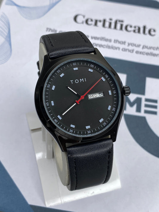 Tomi T-030 Date & Day Strap Men's Watch