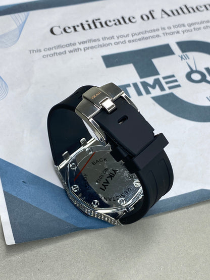 Yikai Diamond-Cut Iced Out Luxury Watch For Men