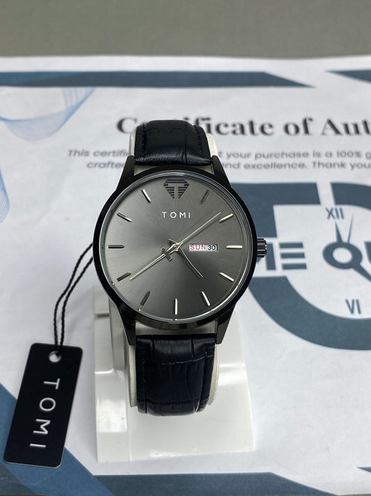 Tomi T-045 Original Date & Day Strap Men's Watch