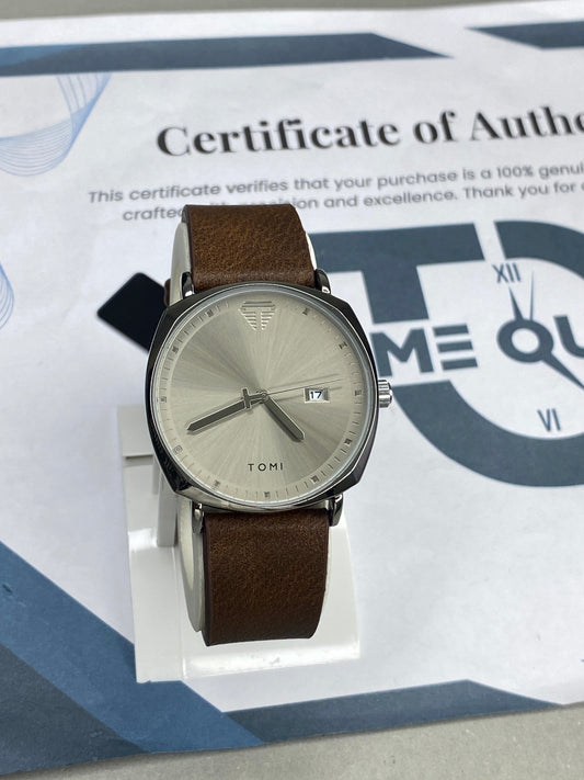 Tomi T-044 Luxury Date Watch With Premium Straps