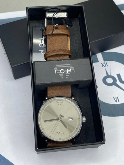 Tomi T-044 Luxury Date Watch With Premium Straps
