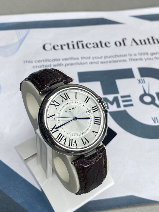 Tomi T-075 Round Business Watch For Men
