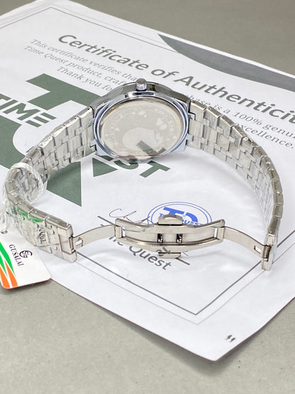 Gusalai Chain Watch for Men – Date Display & Premium Butterfly Lock