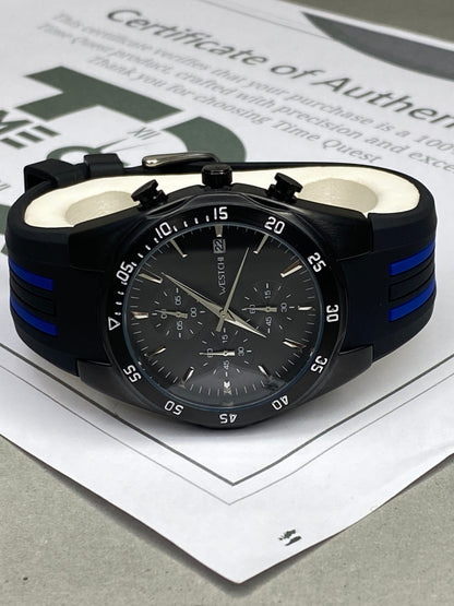 WESTCHI Chronograph – Premium Silicone Strap, Precision Performance