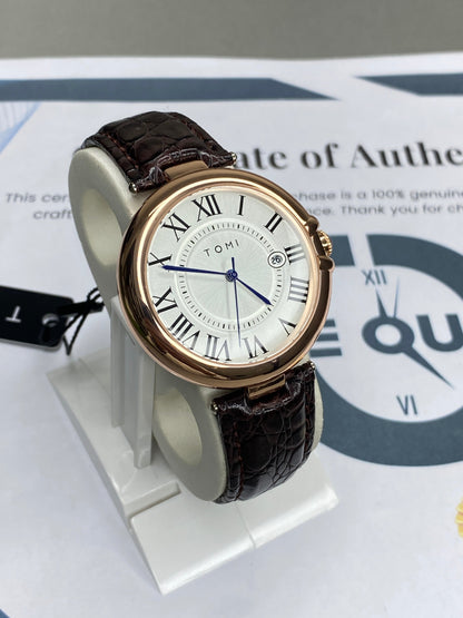 Tomi T-075 Round Business Watch For Men