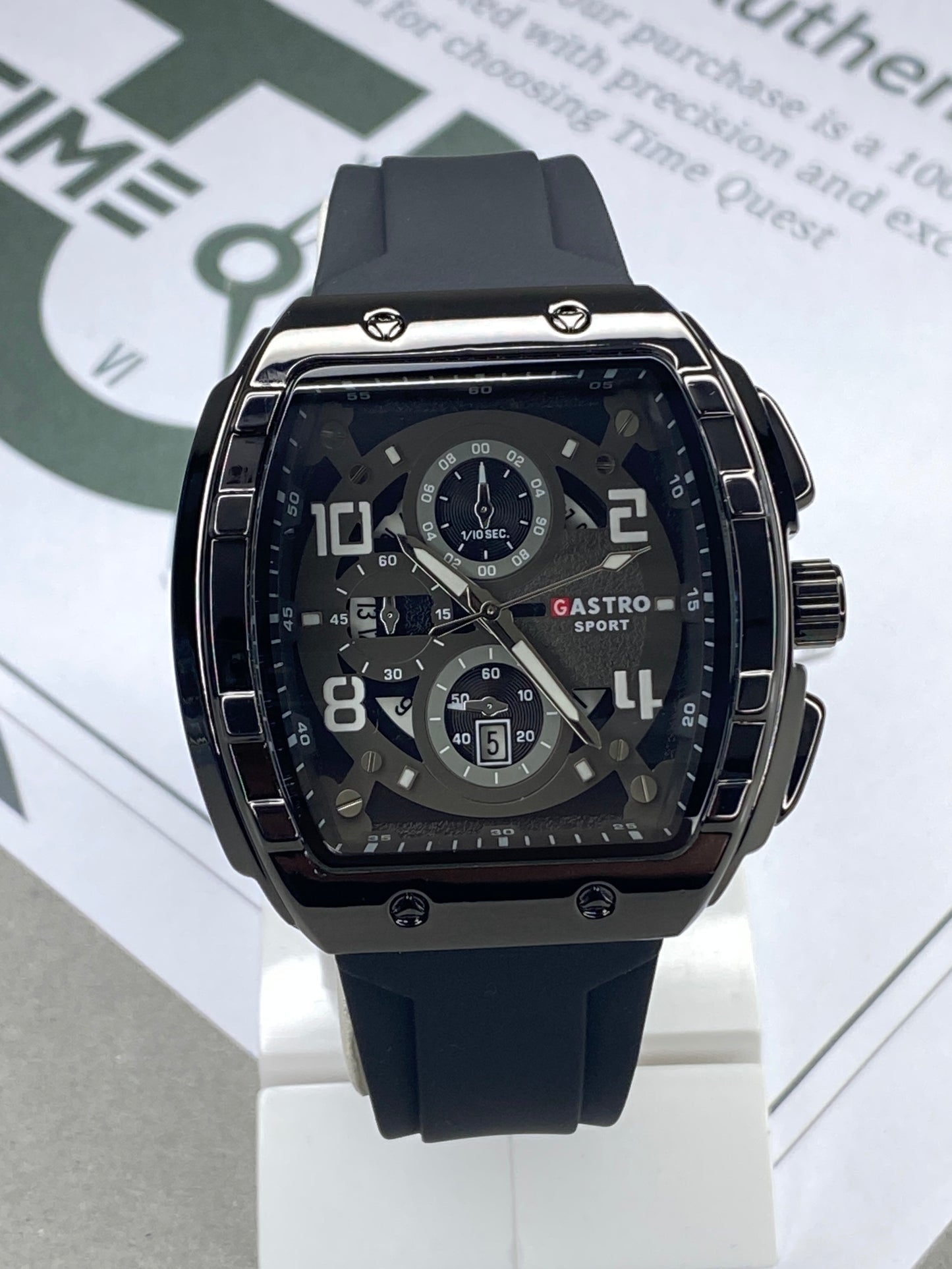 GASTRO Curvex Shape Dial Analog Sports Watch With Date Display and Durable Straps