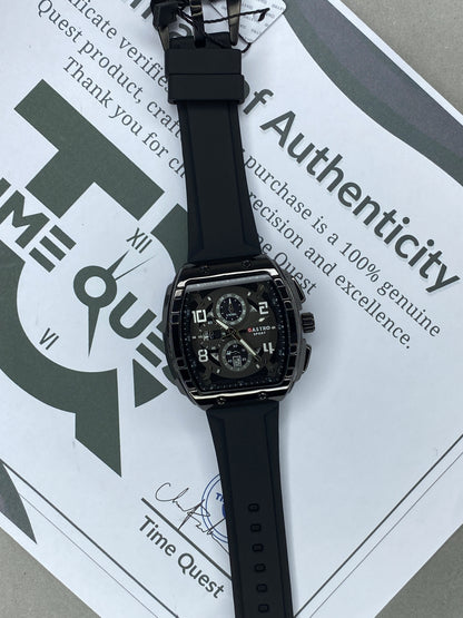 GASTRO Curvex Shape Dial Analog Sports Watch With Date Display and Durable Straps