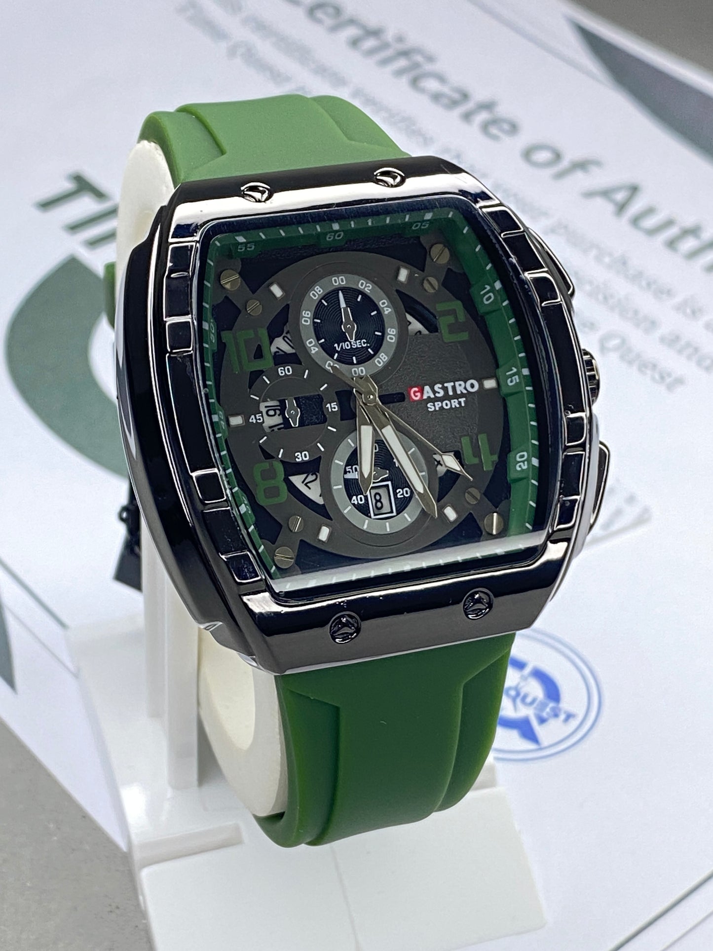 GASTRO Curvex Shape Dial Analog Sports Watch With Date Display and Durable Straps