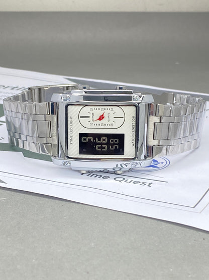 MATTURI Dual Time Multi Functional Stainless Steel Made Watch For Men