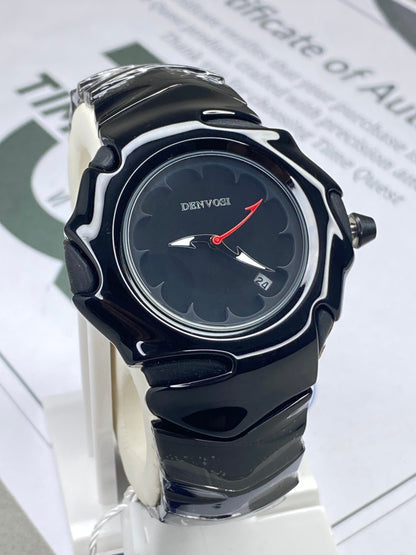 DENVOSI Round Dial Premium Design Chain Watch With Date Display & Butterfly Lock