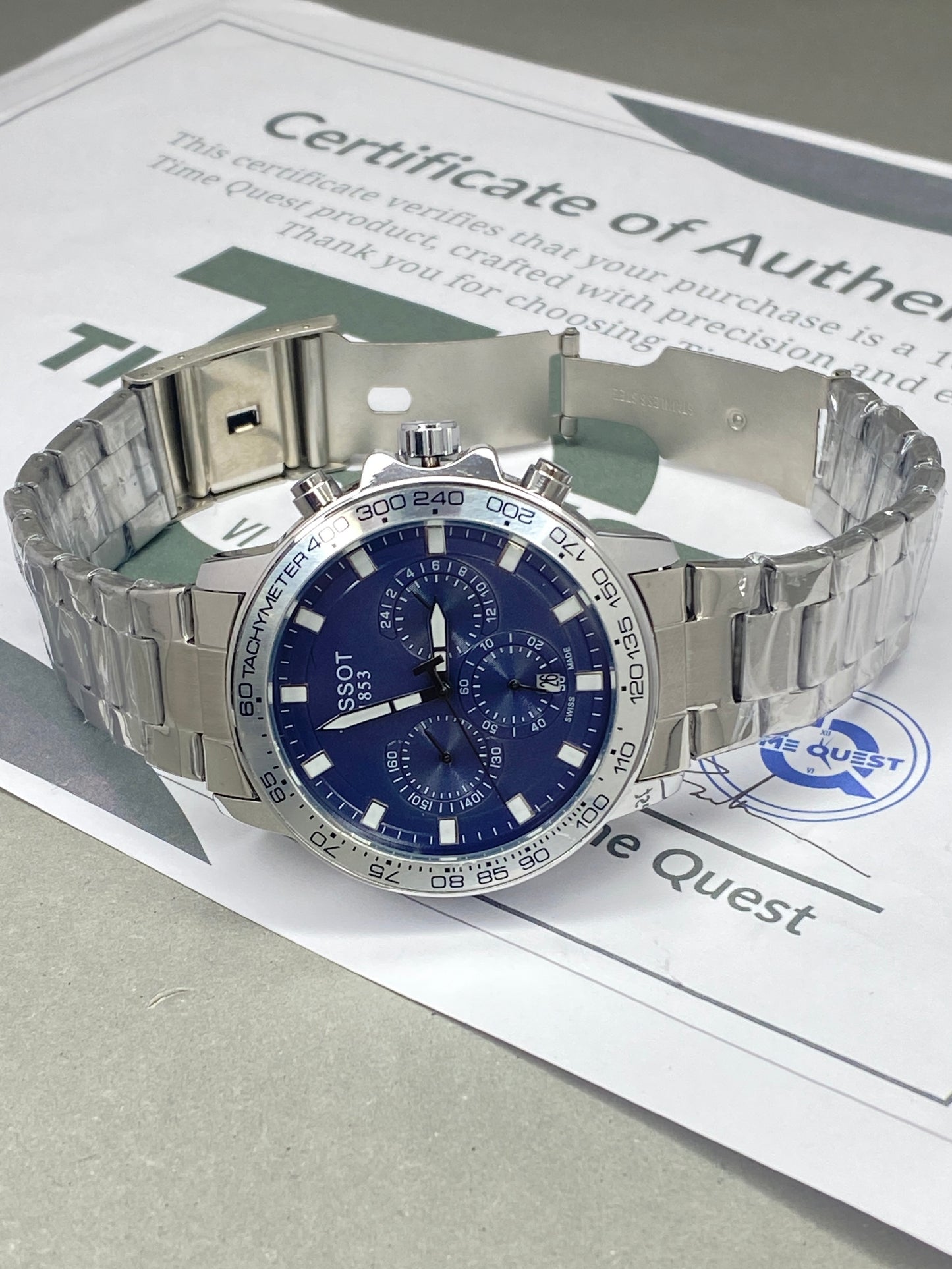 Tis-1853 Chronograph Working Chain watch