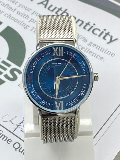 JUST WATCH Men’s Analog Stainless Steel Chain Wrist Watch