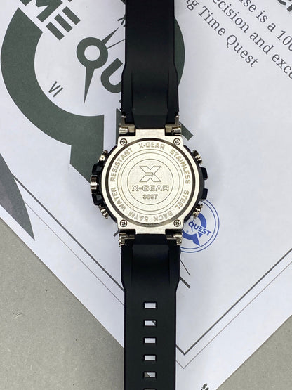 X GEAR-3897 Dual Time (Analog & Digital) Round Dial Sports Watch for Men