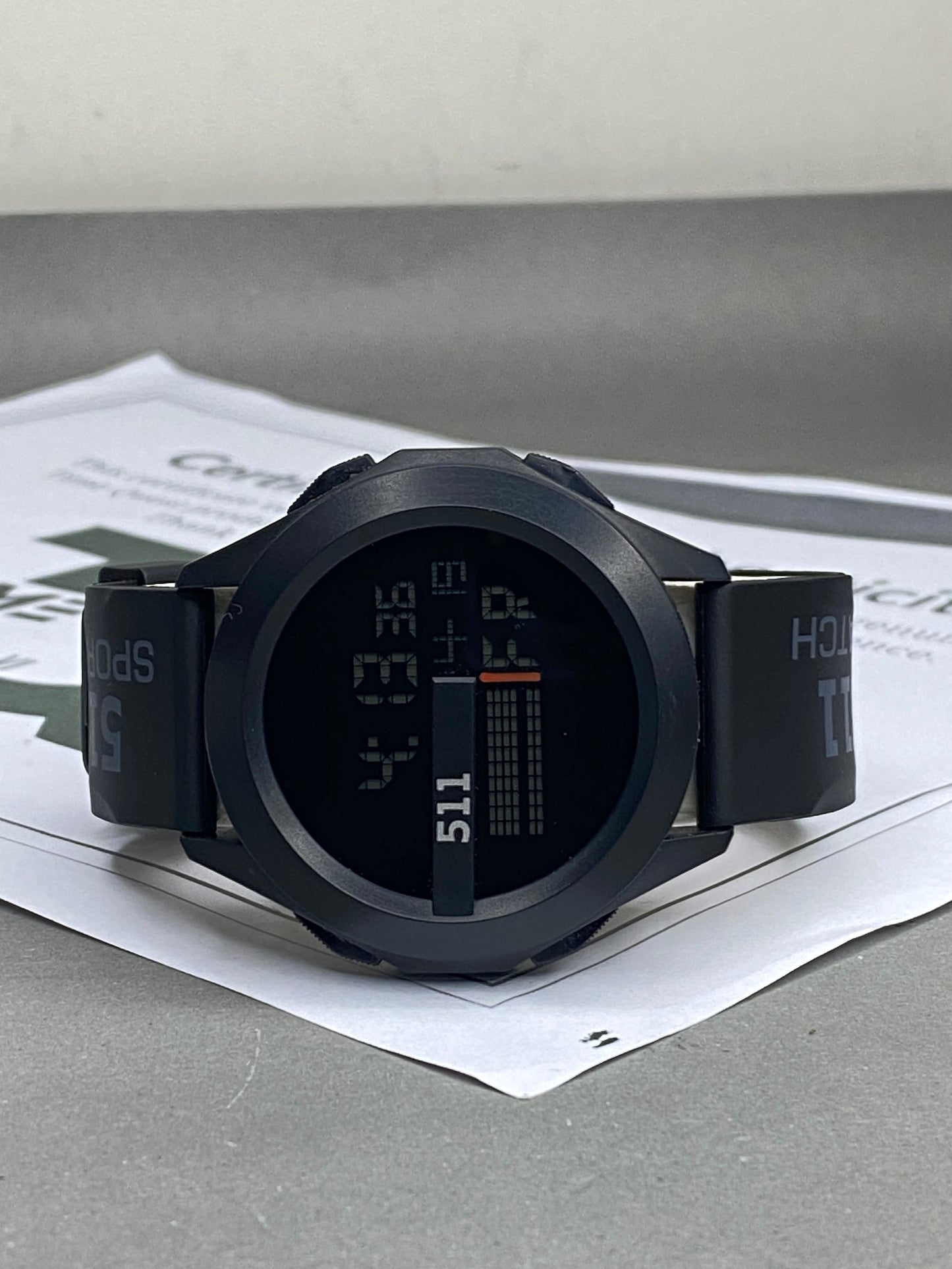 Men's Digital Round Dial Multifunctional Sports Watch