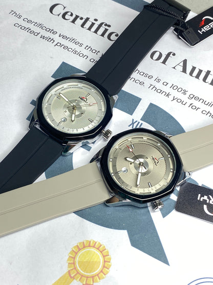 Heyri - Unique Design Magnetic Lock & Silicone Straps Watch