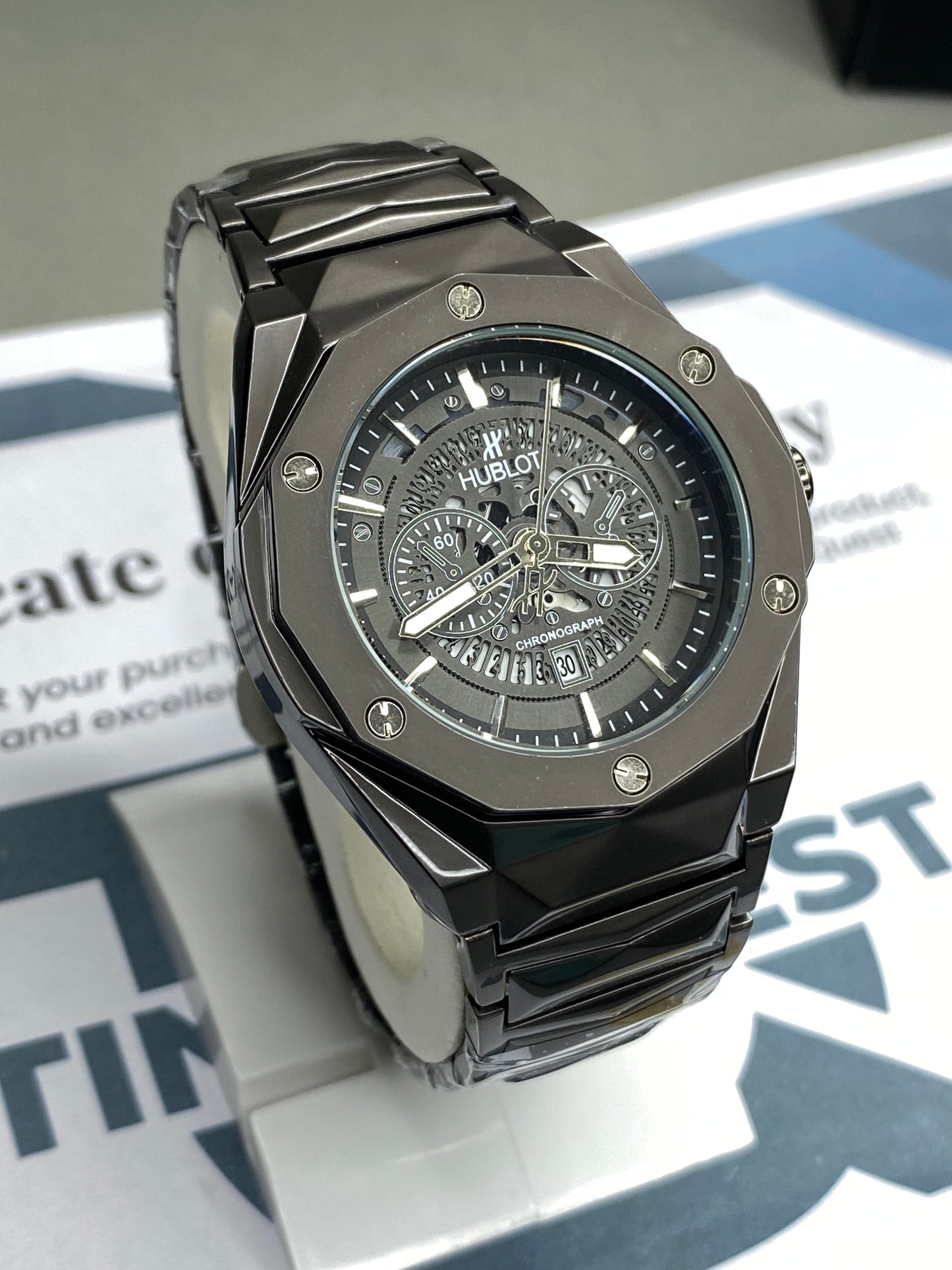 Hublot Geneve Master Lock , Chain Watch For Men