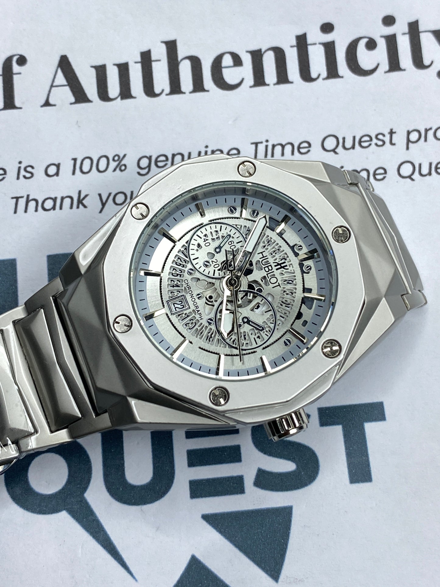 Hublot Geneve Master Lock , Chain Watch For Men