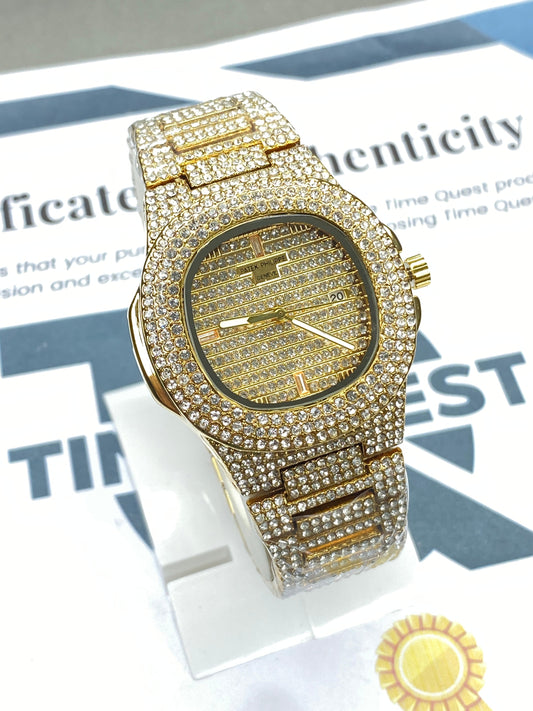 PP - Geneve Iced Out Luxury Chain Watch