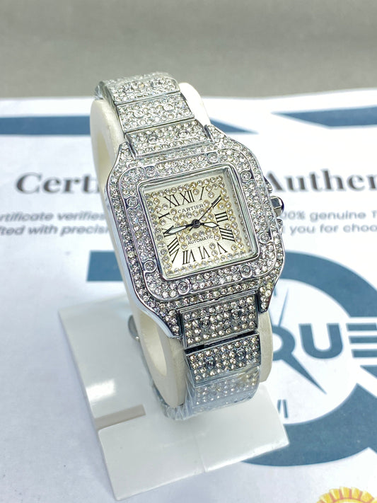 Luxury Cartier - Ladies Watch With Butterfly Master Lock