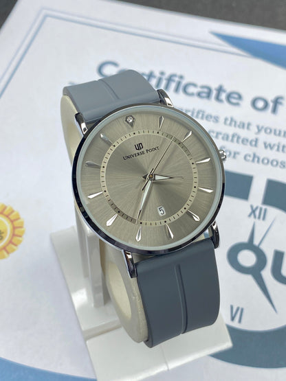Universe Point Magnetic Lock & Silicone Straps Watch