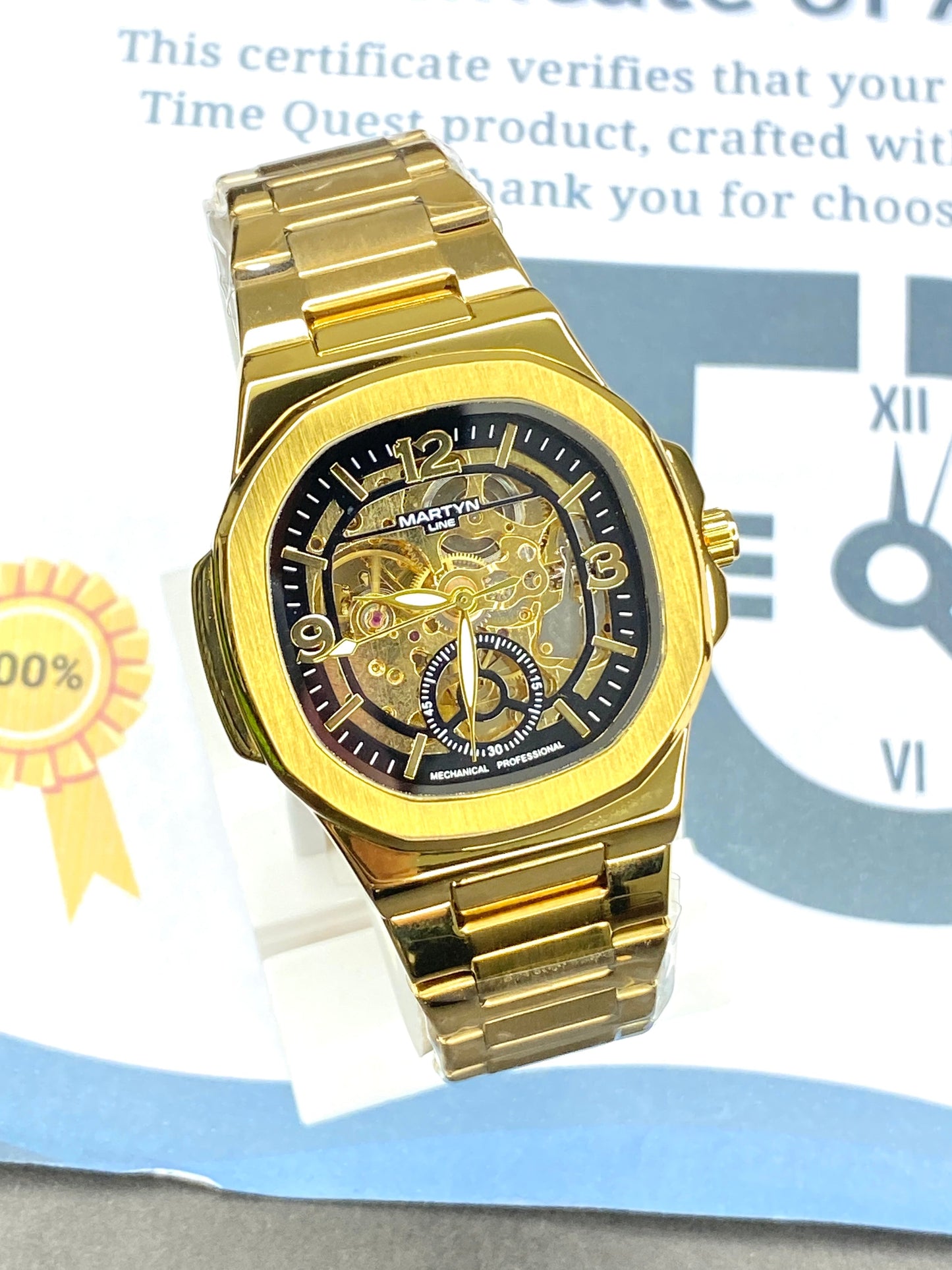 Martyn Line Automatic - Mechanical Movement Watch in Stainless Steel