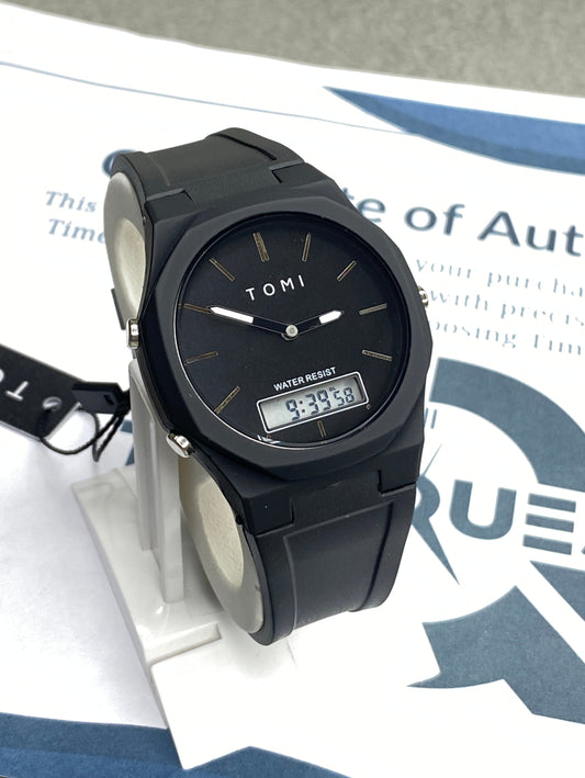Tomi T-238 Dual Time ( Analog & Digital ) Watch for Men