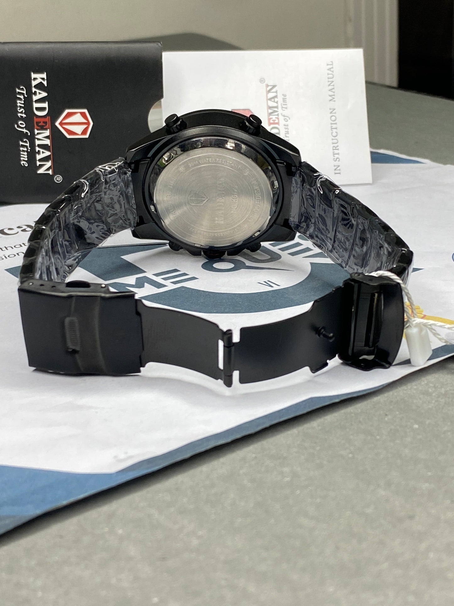 KADEMAN-K6171 Analog & Digital Time Stainless Steel Made Watch For Men