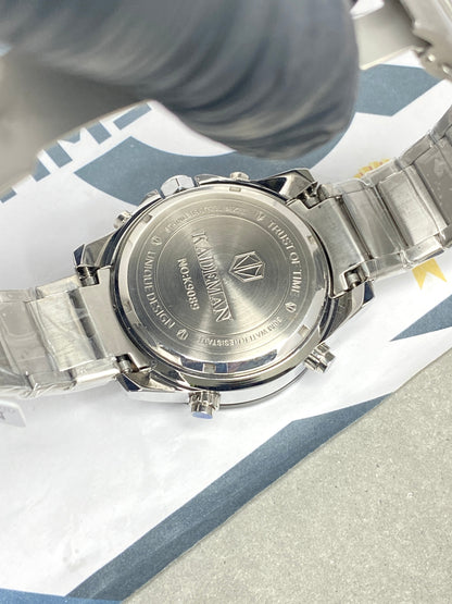 KADEMAN-K9089 Dual Time Stainless Steel Chain Watch For Men