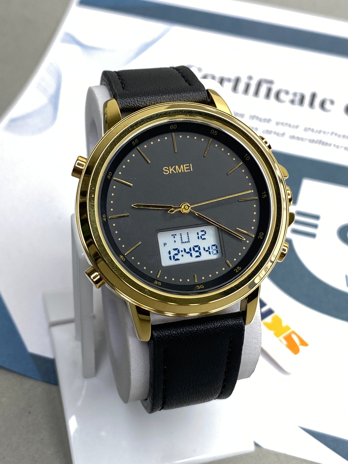 SKMEI 1652 Dual Time Straps Watch For Men